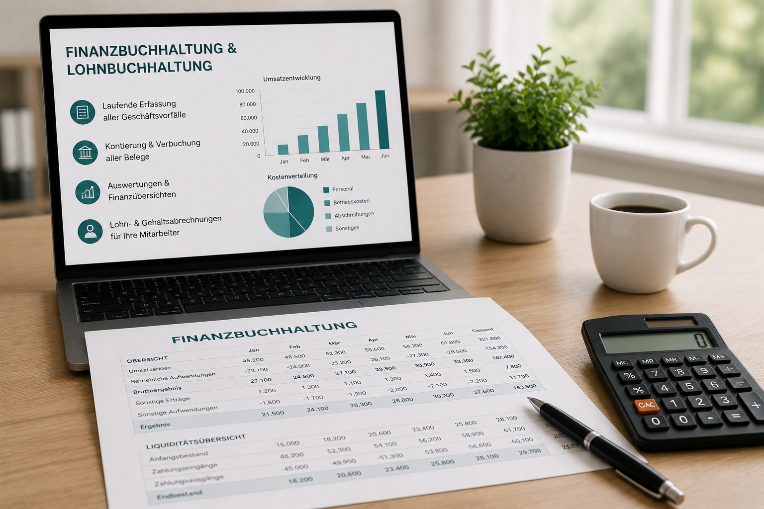 Finanzbuchhaltung & Lohnbuchhaltung